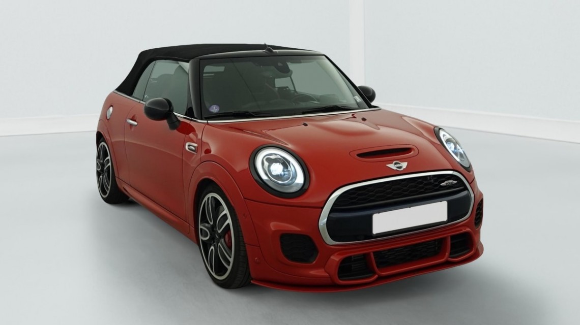 MINI Cabrio 231 CH JOHN COOPER WORKS BVA6 FINITION JCW EXCLUSIVE DESIGN CHILI RED