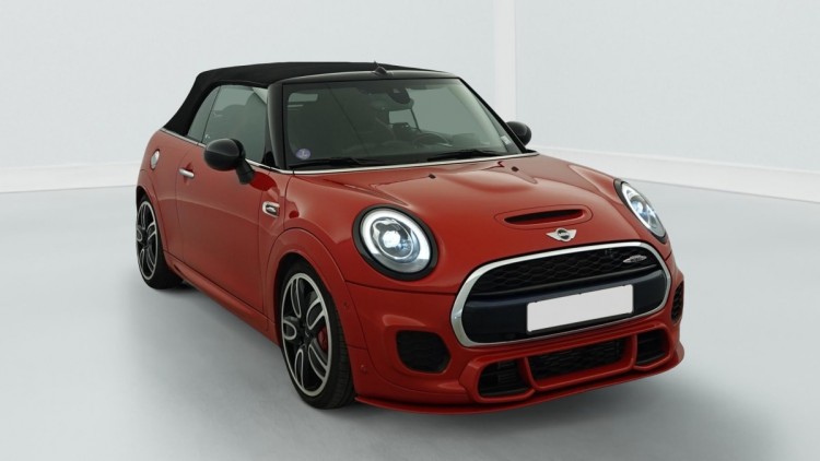 MINI Cabrio 231 CH JOHN COOPER WORKS BVA6 FINITION JCW EXCLUSIVE DESIGN CHILI RED