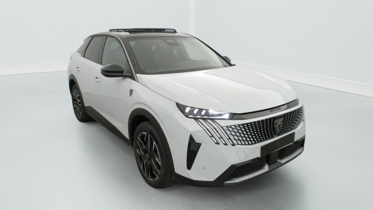 PEUGEOT 3008 Hybrid 145 e-DCS6 GT Blanc Okenite / Toit Noir