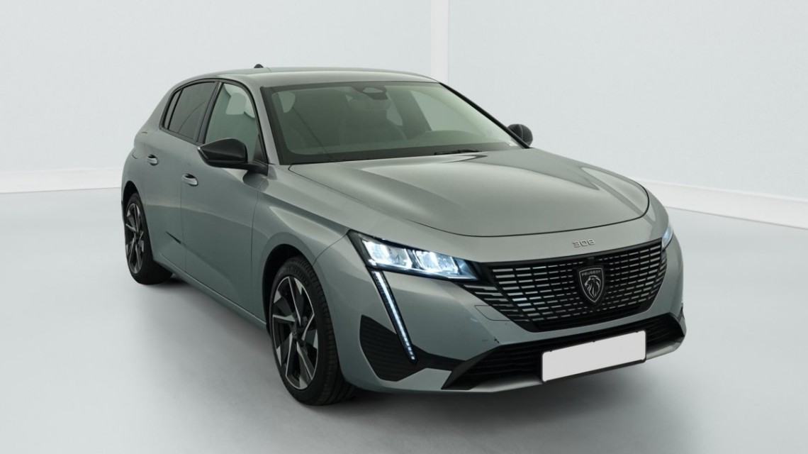 PEUGEOT 308 Hybrid 136 e-DCS6 Allure gris artense
