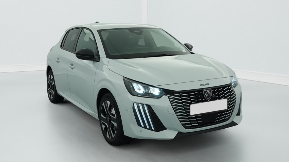 PEUGEOT 208 Hybrid 110 ch e-DCS6 Allure Blanc Okénite