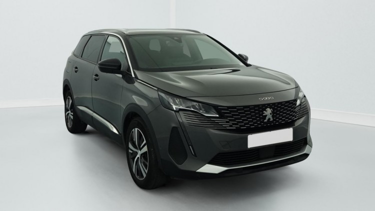 PEUGEOT 5008 Hybrid 136 e-DCS6 Allure Pack Gris Platinium / Toit Noir