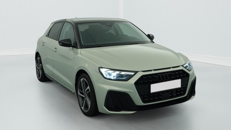 AUDI A1 Sportback 30 TFSI 116 ch BVM6 Design Argent Rosé / Toit Noir