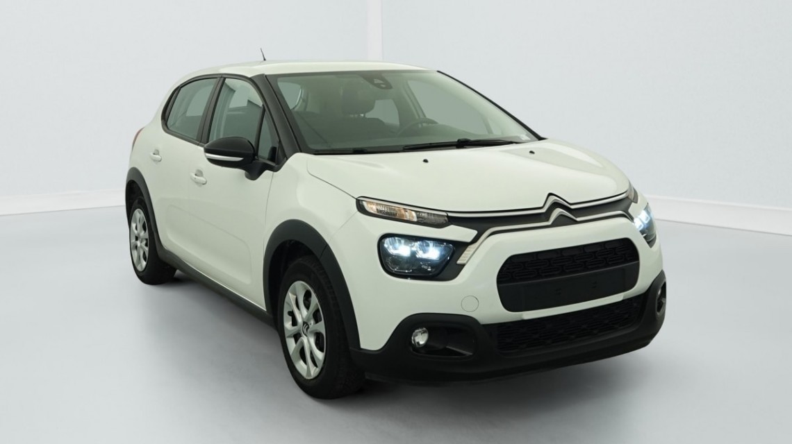 CITROEN C3 Sté VUL BLUEHDI 100 S S BVM6 FEEL Blanc Banquise