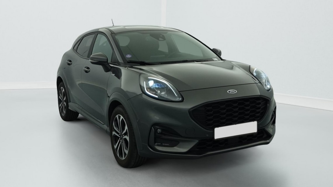 FORD Puma 1.0 EcoBoost 125 ch mHEV S S Powershift ST-Line Gris Magnetic