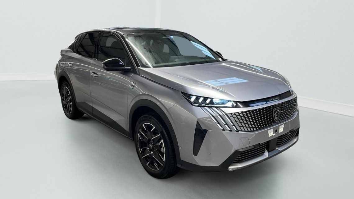 PEUGEOT 3008 Hybrid 145 e-DCS6 GT Gris Artense / Toit Noir