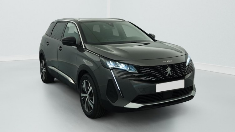 PEUGEOT 5008 Hybrid 136 e-DCS6 Allure Pack Gris Platinium / Toit Noir