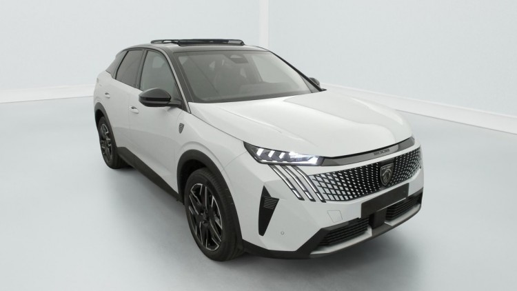 PEUGEOT 3008 Hybrid 145 e-DCS6 GT Blanc Okenite / Toit Noir