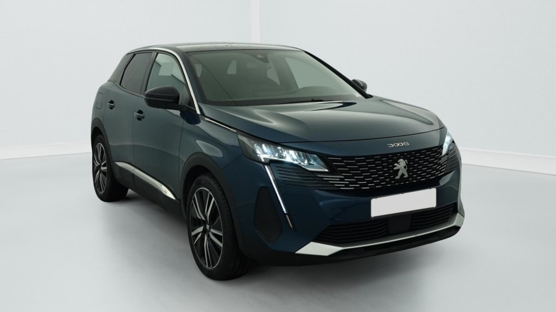 PEUGEOT 3008 Hybrid 180 e-EAT8 Allure Pack Bleu Célèbes