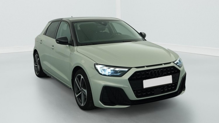 AUDI A1 Sportback 30 TFSI 116 ch BVM6 Design Argent Rosé / Toit Noir