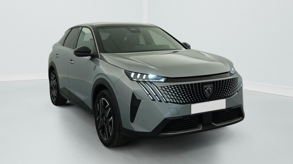 PEUGEOT 3008 Hybrid 145 e-DCS6 GT Gris Artense / Toit Noir