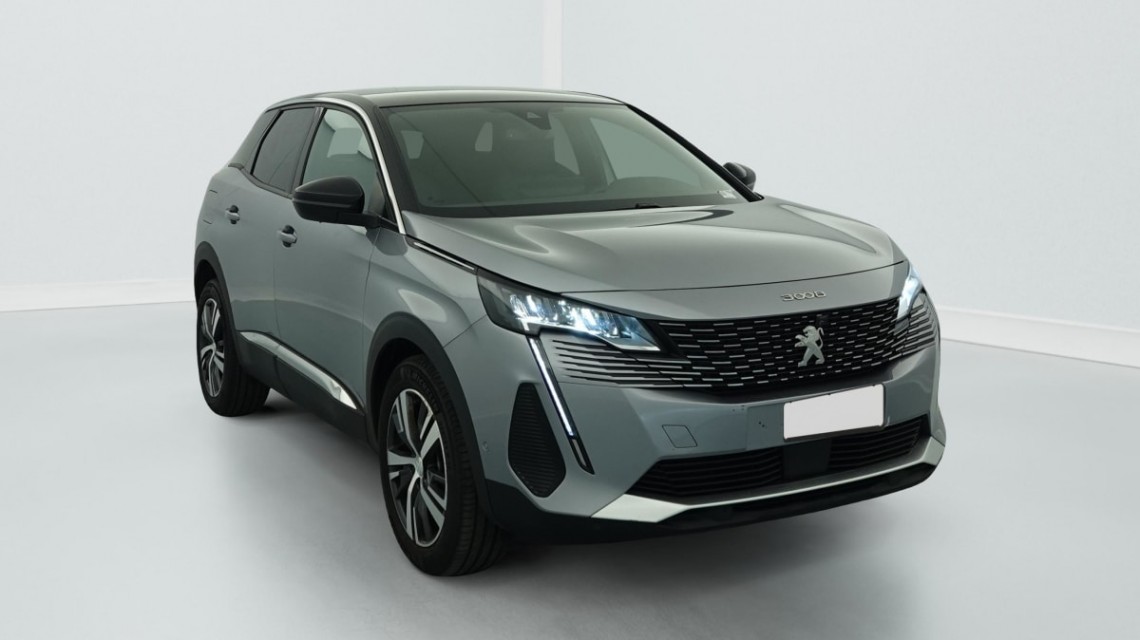 PEUGEOT 3008 PureTech 130ch S S EAT8 Allure Pack Gris Artense - Toit Noir