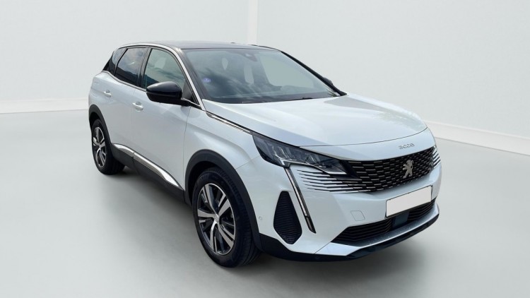PEUGEOT 3008 Puretech 130ch S S BVM6 Allure Pack Blanc Nacré / Toit Noir Perla Nera