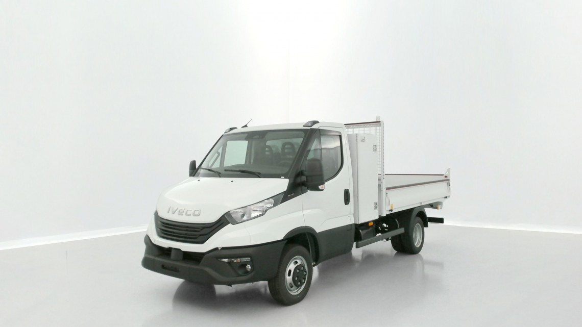 IVECO Daily Fg VUL DAILY 35C16H 3.0 160ch 3750 QUAD-TOR Benne + Coffre Blanc