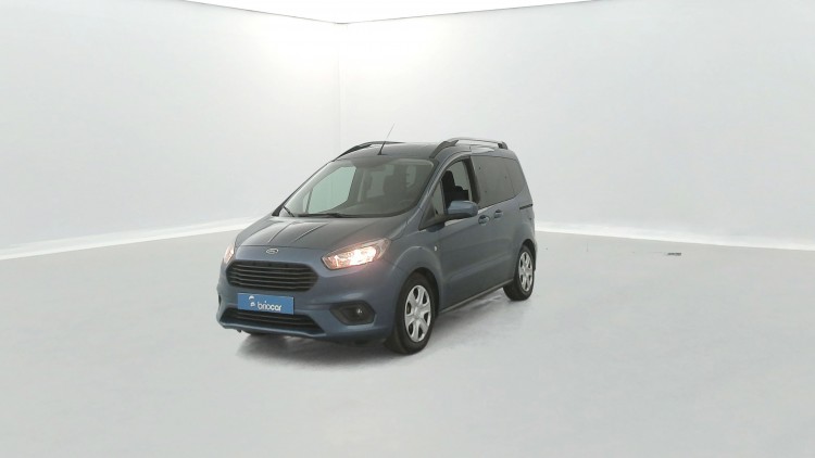 FORD Tourneo Courier 1.5 TDCI 100ch Trend + Radars AV/AR + Climatisation Automatique Peinture non métallisée Bleu Abysse