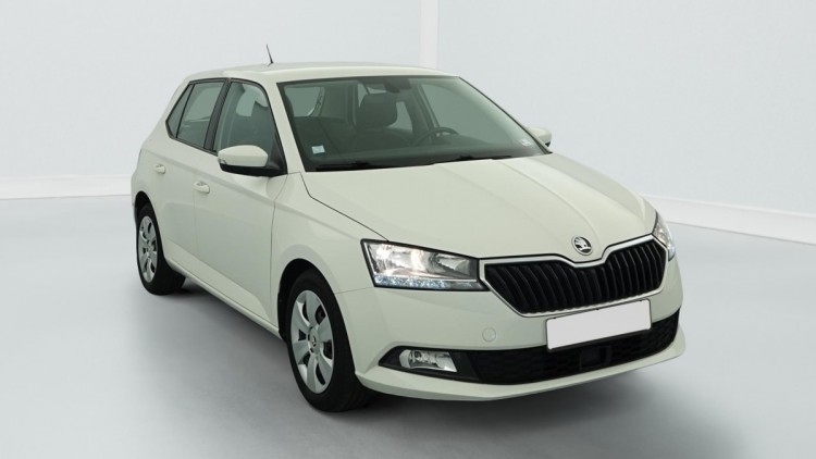 SKODA Fabia 1.0 MPI 60 CH BVM5 BUSINESS Blanc Cristal