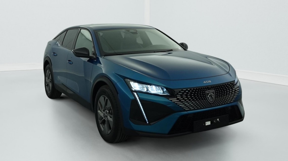 PEUGEOT 408 Hybrid 145 e-DCS6 Allure Bleu Obsession