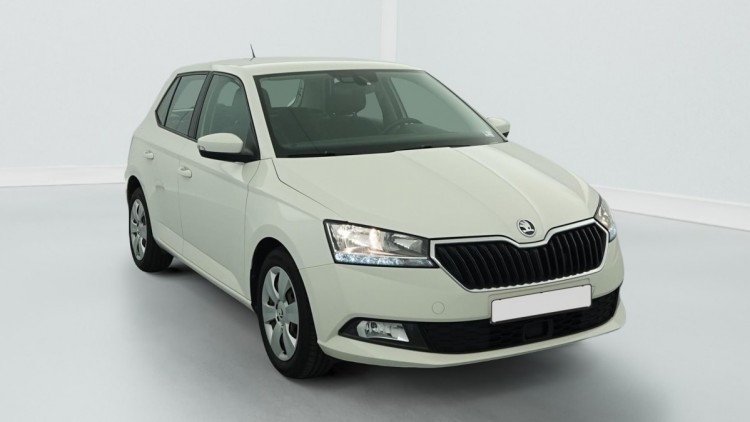SKODA Fabia 1.0 MPI 60 CH BVM5 BUSINESS Blanc Cristal
