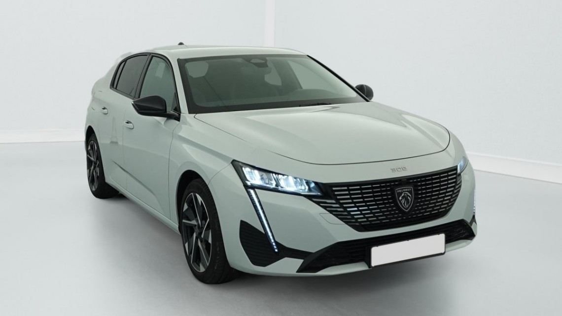 PEUGEOT 308 Hybrid 145 e-DCS6 Allure Blanc Okenite