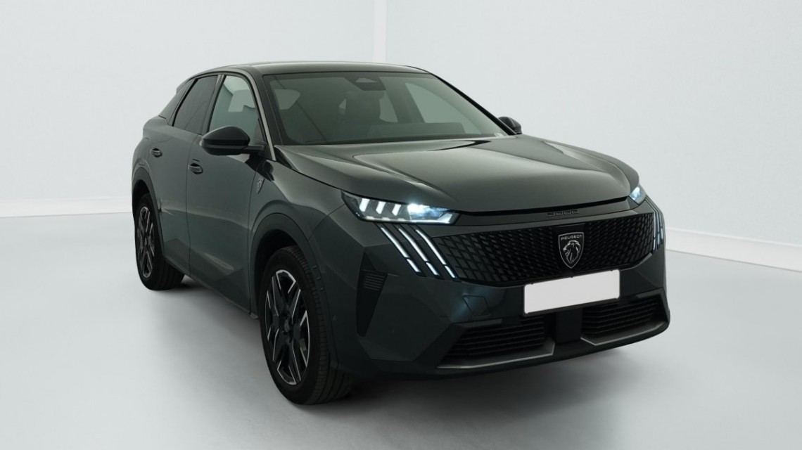 PEUGEOT 3008 Hybrid 145 e-DCS6 GT Gris Titane / Toit Noir