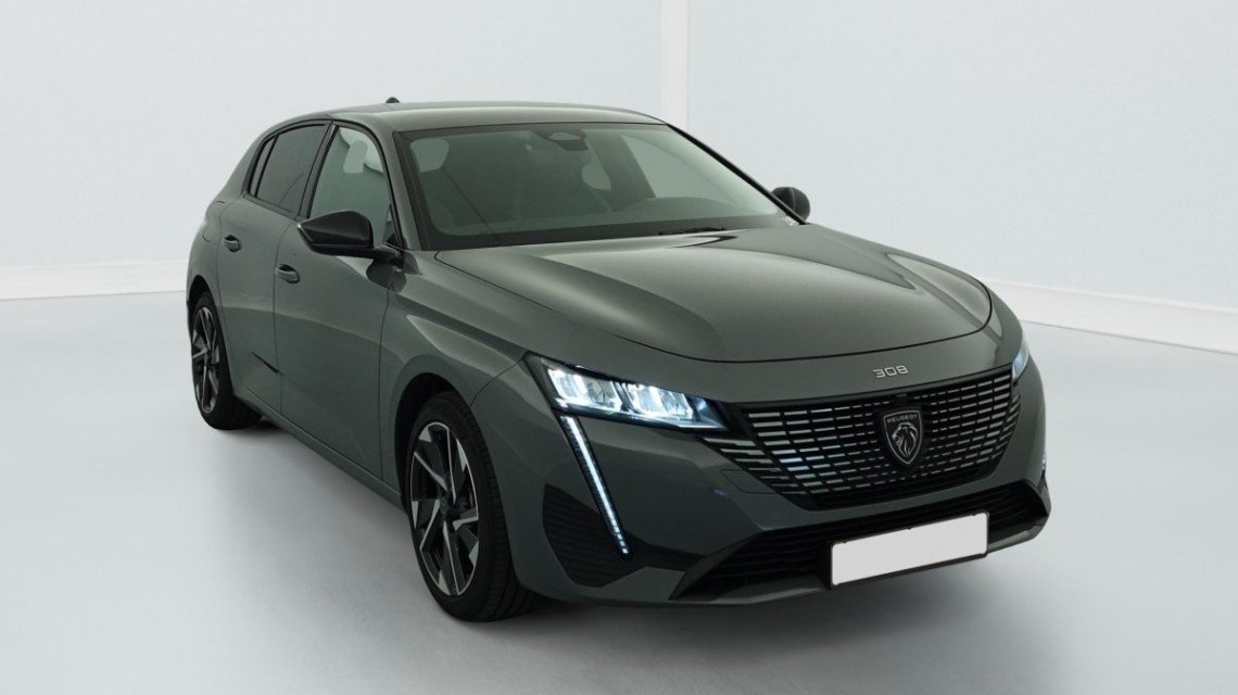 PEUGEOT 308 Hybrid 145 e-DCS6 Allure Gris Selenium