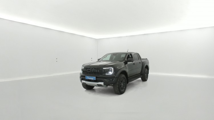 FORD Ranger VUL 3.0 EcoBoost V6 292ch Stop&Start Double Cabine Raptor BVA10 + Attelage Noir Shadow métallisée