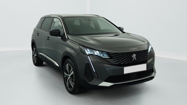 PEUGEOT 5008 Hybrid 136 e-DCS6 Allure Pack Gris Platinium / Toit Noir