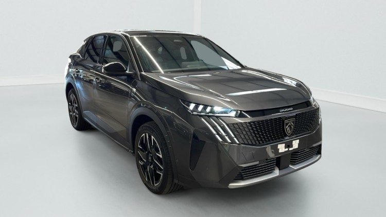 PEUGEOT 3008 Hybrid 145 e-DCS6 GT Gris Titane / Toit Noir