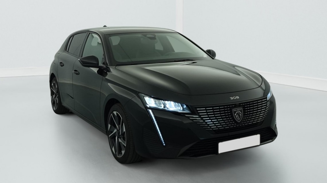 PEUGEOT 308 Hybrid 145 e-DCS6 Allure Noir Perla Nera