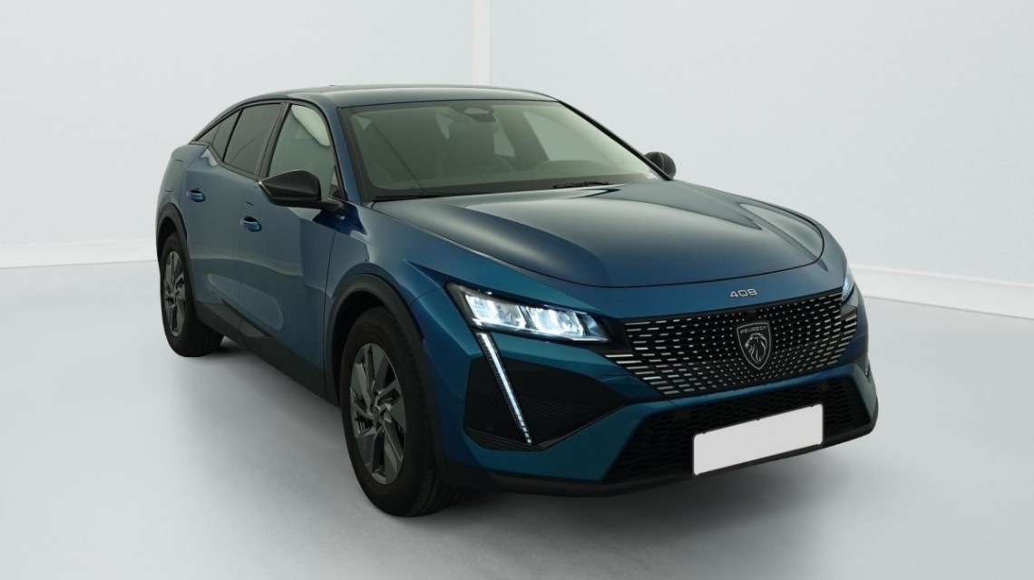 PEUGEOT 408 Hybrid 136 e-DCS6 Allure Bleu Obsession