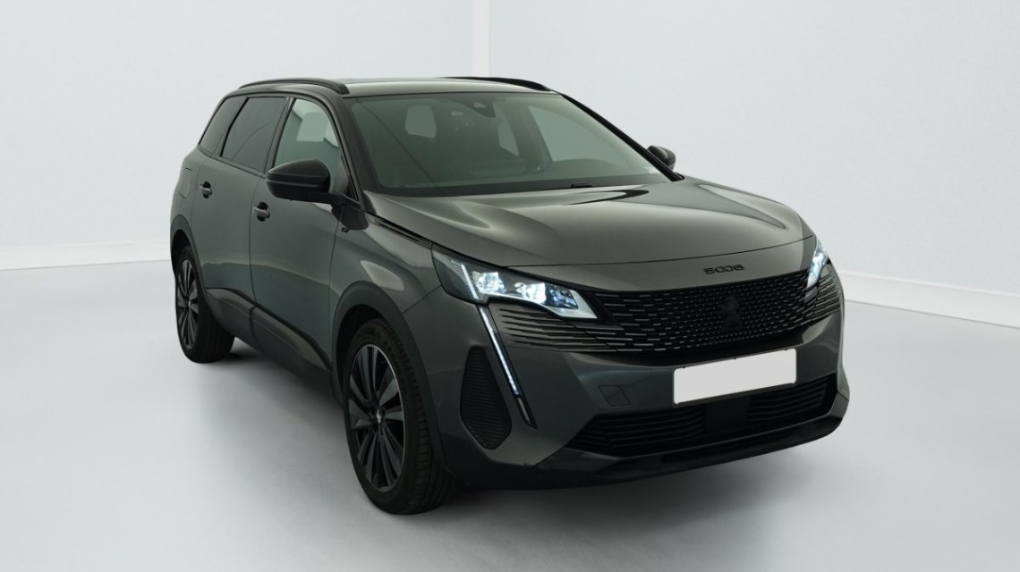 PEUGEOT 5008 BlueHDi 130ch S S EAT8 GT Gris Platinium / Toit Noir