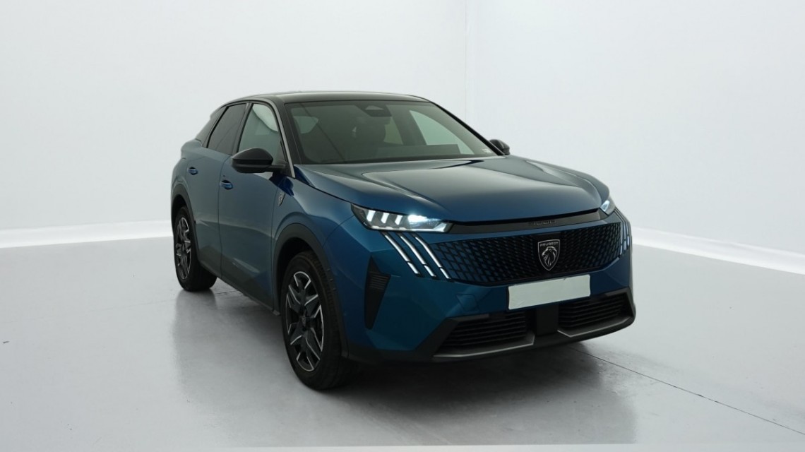 PEUGEOT 3008 Hybrid 145 e-DCS6 GT Bleu Obsession / Toit Noir
