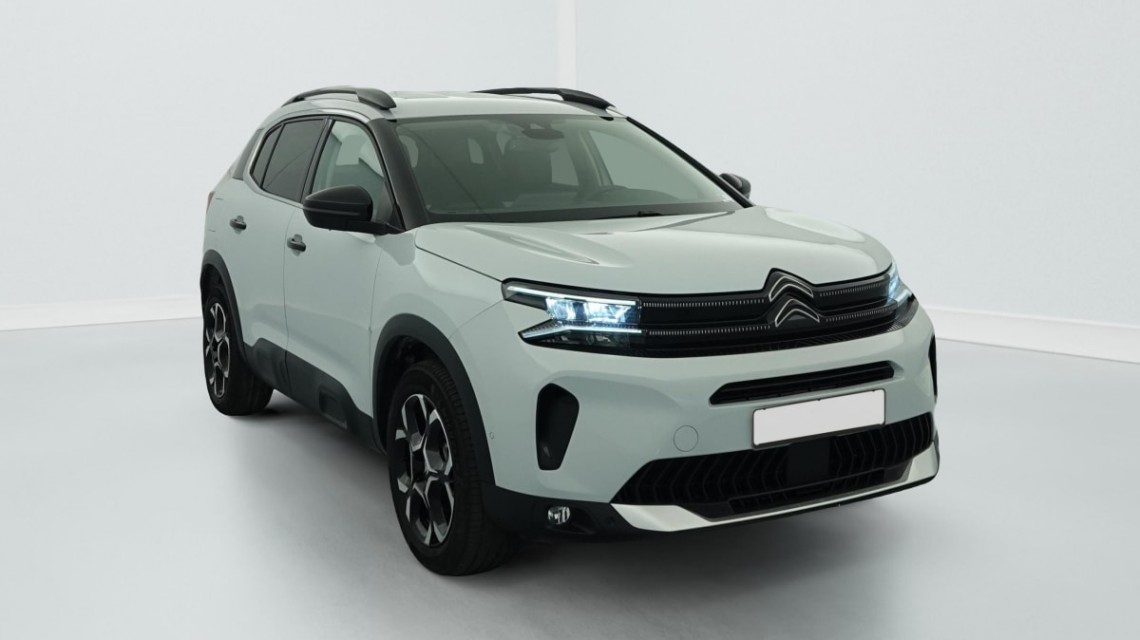CITROEN C5 Aircross Hybride 136 e-DCS6 Max Blanc Okénite