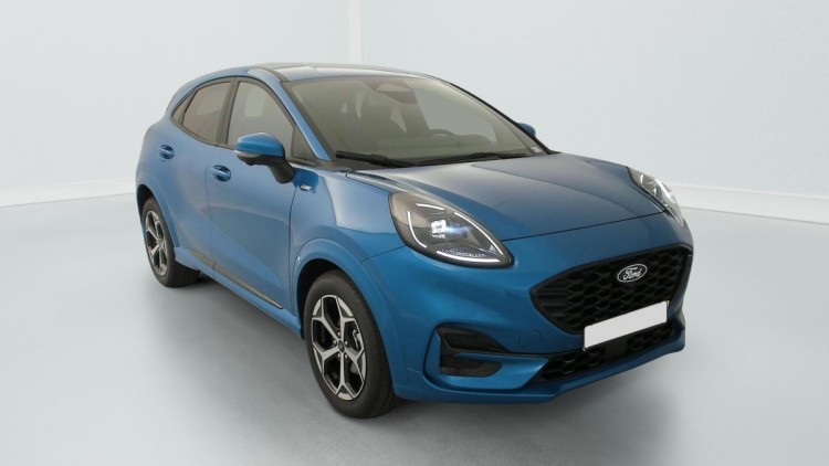 FORD Puma 1.0 EcoBoost 125 ch mHEV S S Powershift ST-Line Fashion Bleu Aqua
