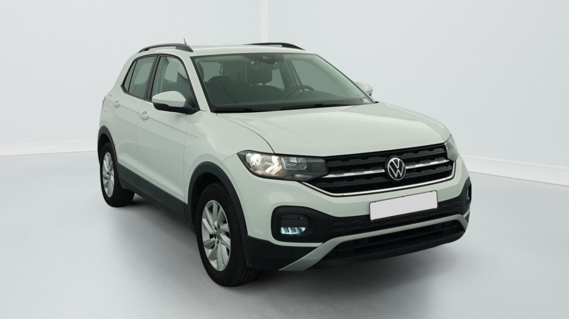 VOLKSWAGEN T-Cross 1.0 TSI 95 Start Stop BVM5 Life Tech Blanc Pur
