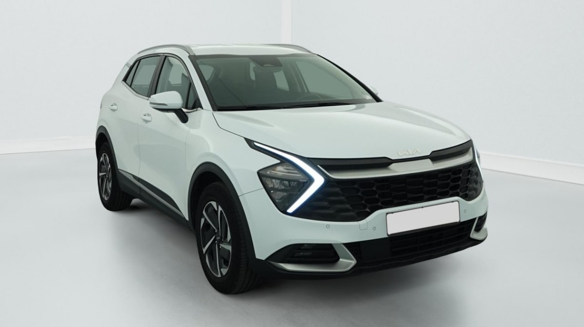 KIA Sportage 1.6 T-GDi 230ch ISG Hybride BVA6 4x2 Active Blanc