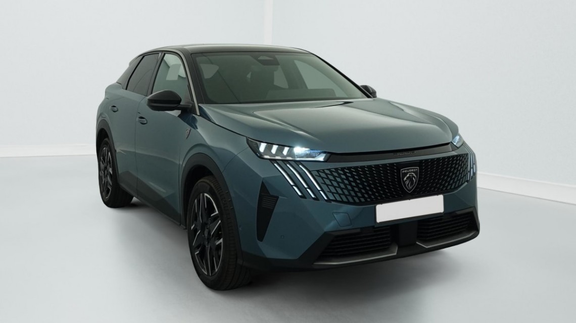 PEUGEOT 3008 Hybrid 145 e-DCS6 GT Bleu Ingaro / Toit Noir