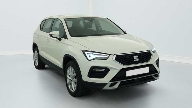 SEAT Ateca 2.0 TDI 150 ch Start Stop DSG7 4Drive Style Blanc Bila