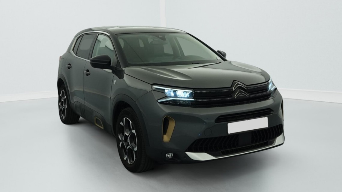 CITROEN C5 Aircross Hybride Rechargeable 225 e-EAT8 C-Series Gris Platinium / Toit Noir