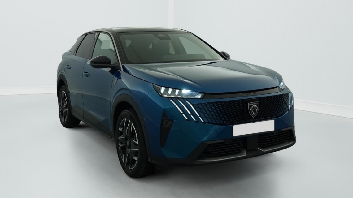 PEUGEOT 3008 Hybrid 145 e-DCS6 GT Bleu Obsession / Toit Noir
