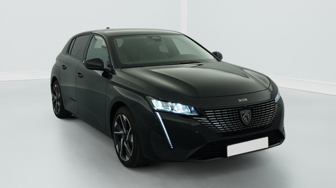 PEUGEOT 308 Hybrid 145 e-DCS6 Allure Noir Perla Nera
