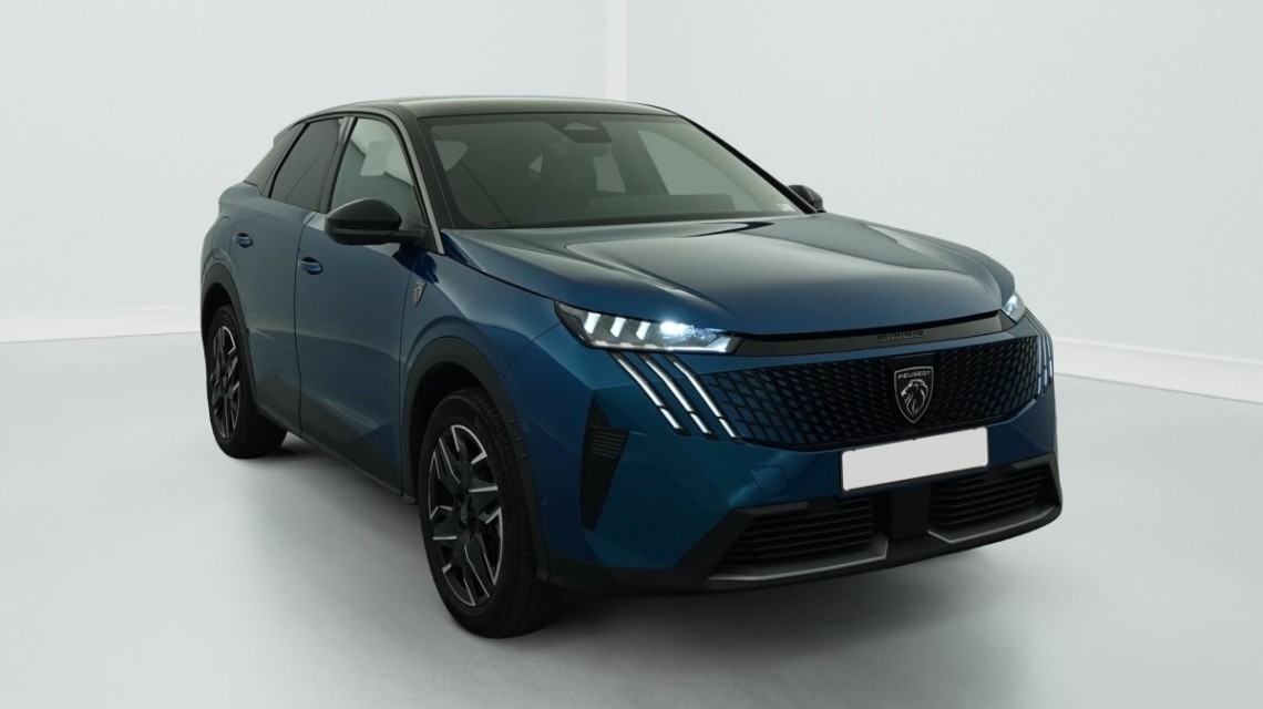 PEUGEOT 3008 Hybrid 145 e-DCS6 GT Bleu Obsession / Toit Noir