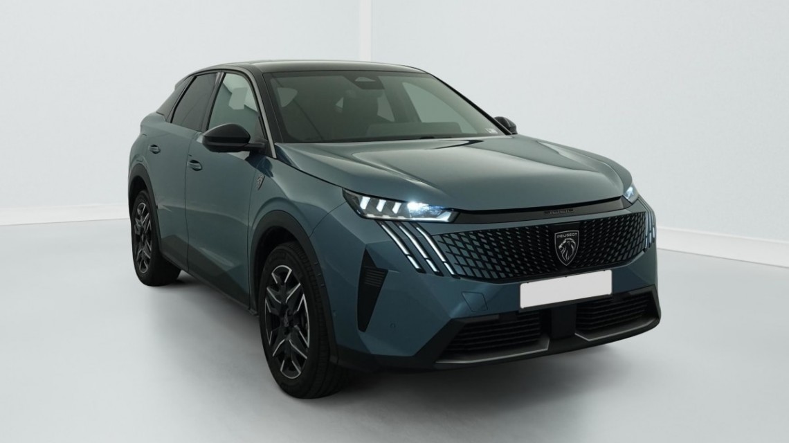PEUGEOT 3008 Hybrid 145 e-DCS6 GT Bleu Ingaro / Toit Noir