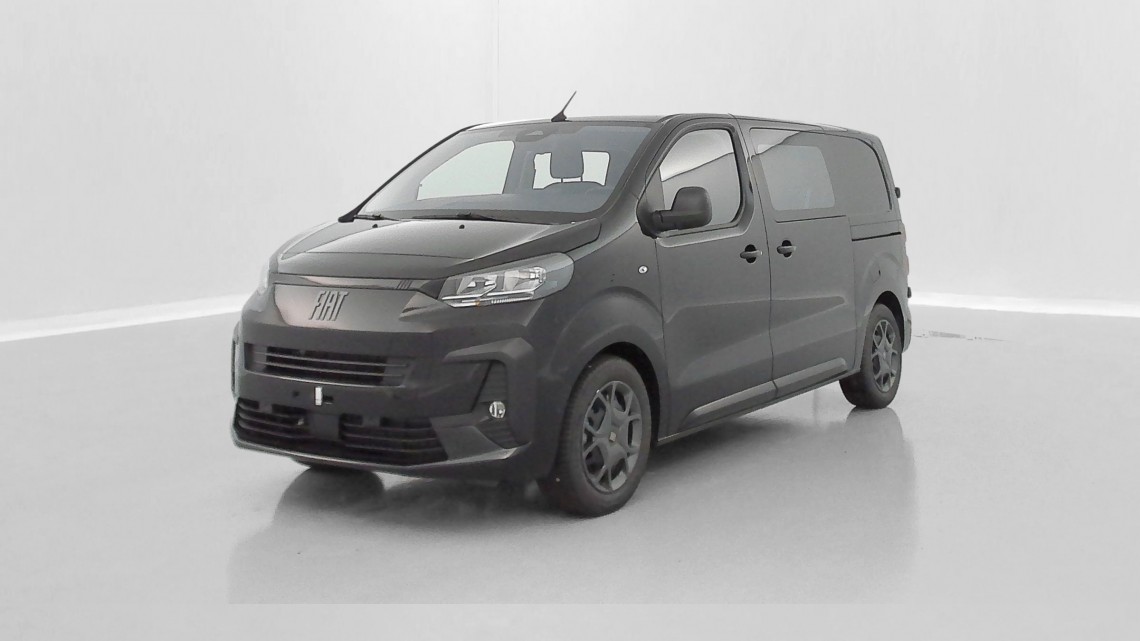 FIAT Scudo Fg VUL SCUDO CA M 2.0 BlueHDi 180ch Pack Premium Connect EAT8 Noir perla nera
