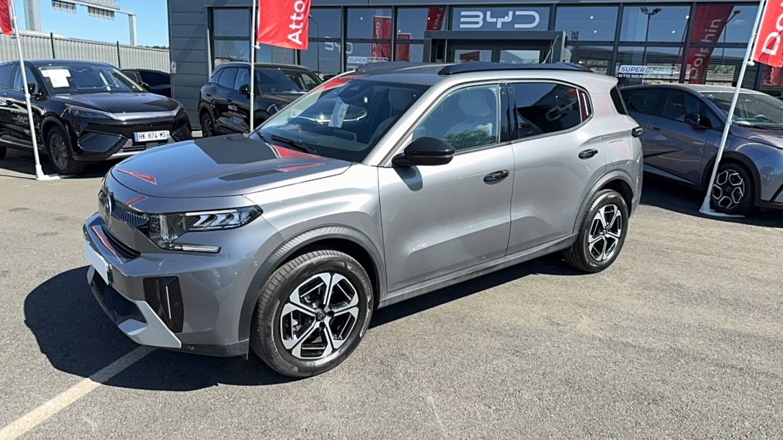 CITROEN C3 Aircross Hybride 136 ch Aut Plus 5p Gris