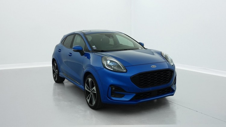 FORD Puma 1.0 Flexifuel 125 ch mHEV S S BVM6 ST-Line X Bleu Island