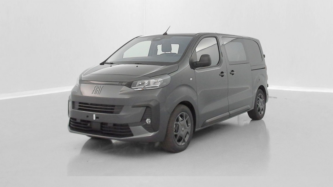 FIAT Scudo Fg VUL SCUDO CA M 2.0 BlueHDi 180ch Pack Premium Connect EAT8 Gris titane