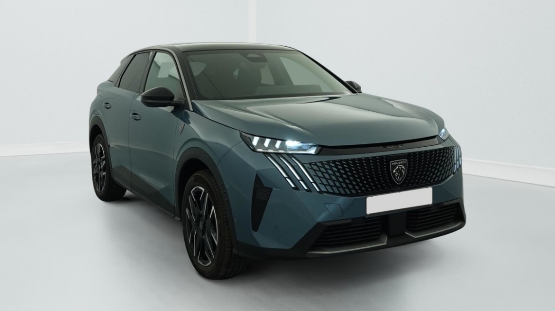 PEUGEOT 3008 Hybrid 145 e-DCS6 GT Bleu Ingaro / Toit Noir