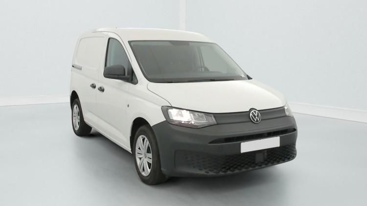 VOLKSWAGEN Caddy 2.0 TDI 102 BVM6 BUSINESS Blanc Candy