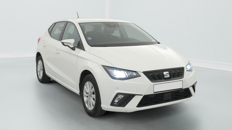 SEAT Ibiza 1.0 EcoTSI 95 ch S S BVM5 Business Blanc Candy